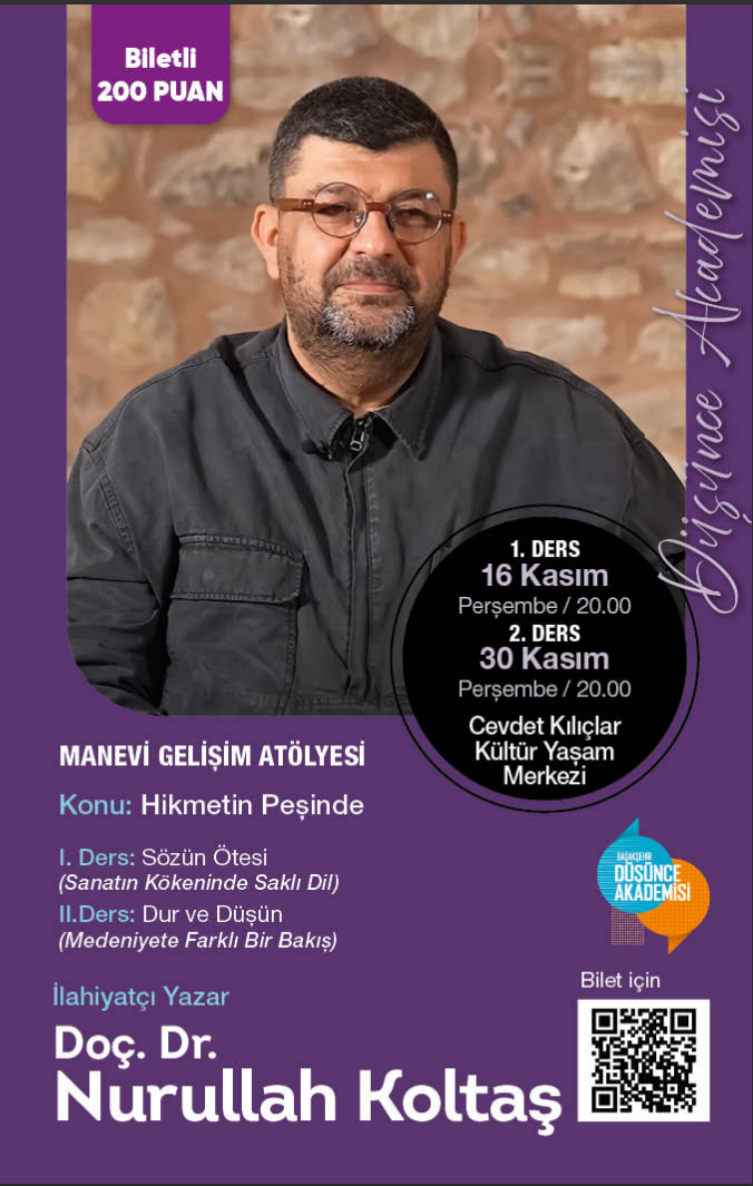 Başakşehir Belediyesi - İlahiyatçı Yazar Doç. Dr.Nurullah Koltaş ile Hikmetin Peşinde Dersleri